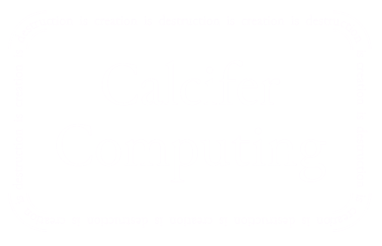 Calcifer Computing letterhead