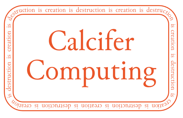 Calcifer Computing letterhead